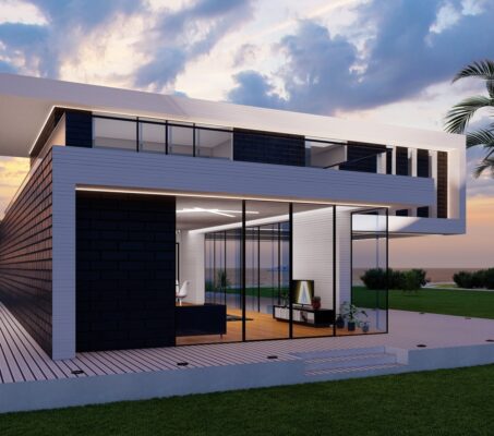 proiect casa cu consolo, proiect casa mediteraneana, proiect casa moderna