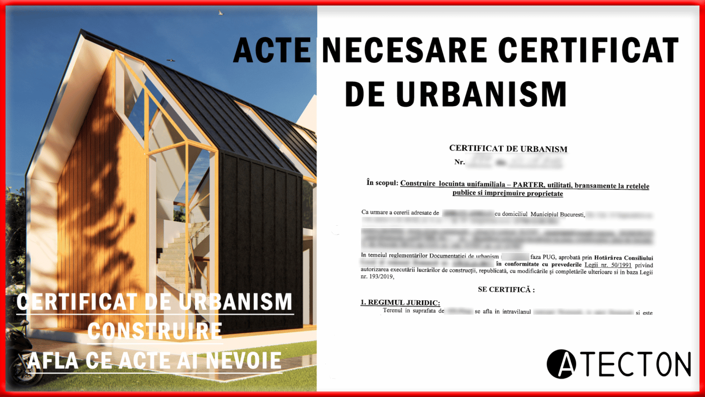 acte necesare certificat de urbanism, acte certificat de urbanism, documente certificat de urbanism, certificat de urbanism acte necesare
