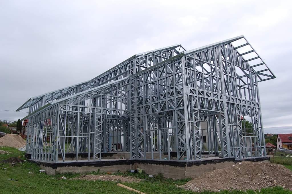 casa structura metalica