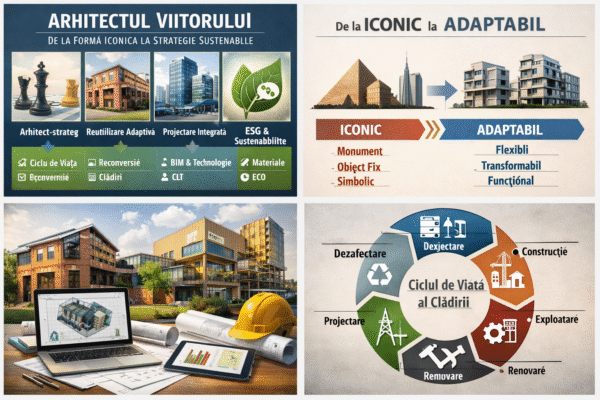 Arhitectul viitorului: de la creator de forme la strateg al mediului construit